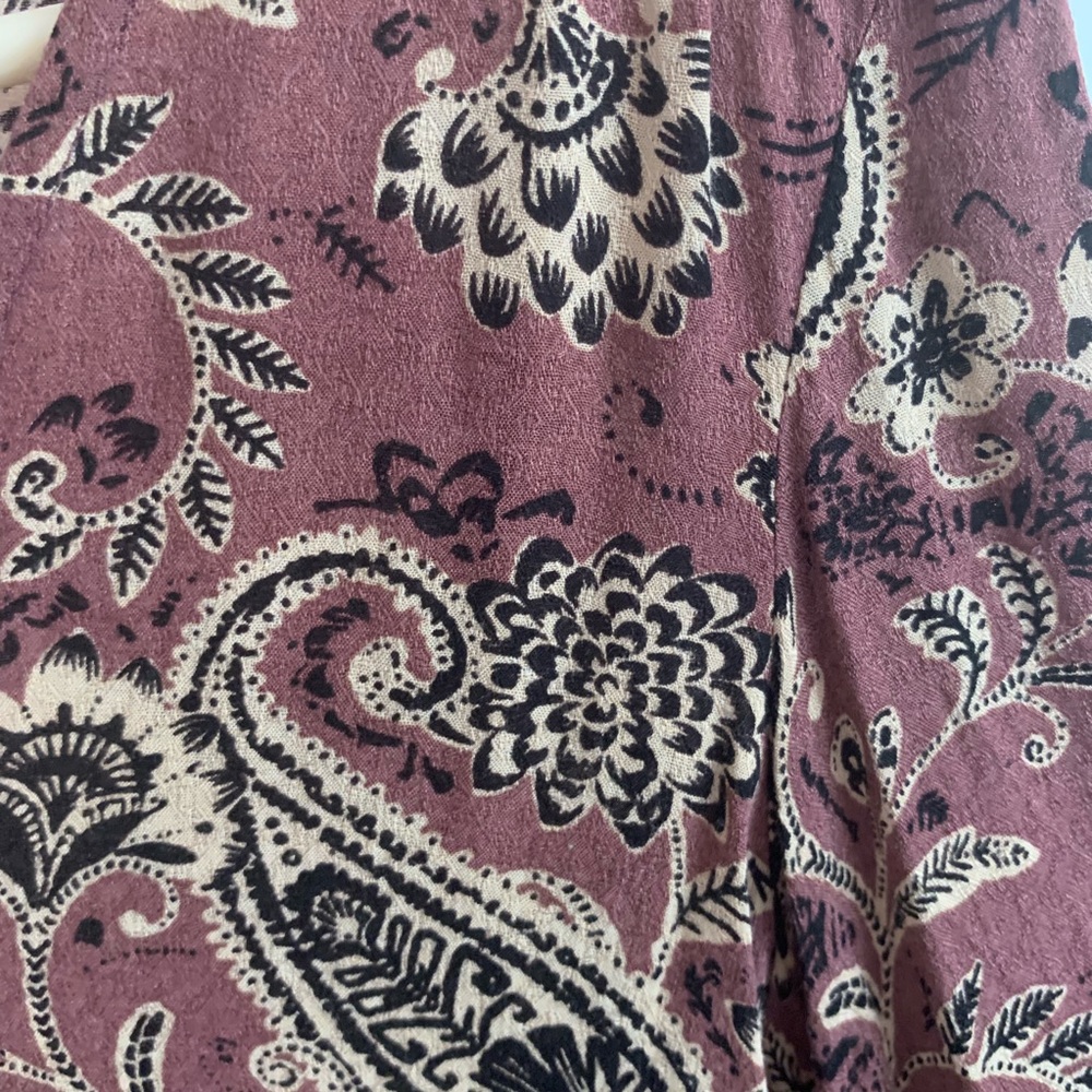 PURPLE PAISLEY DRESS